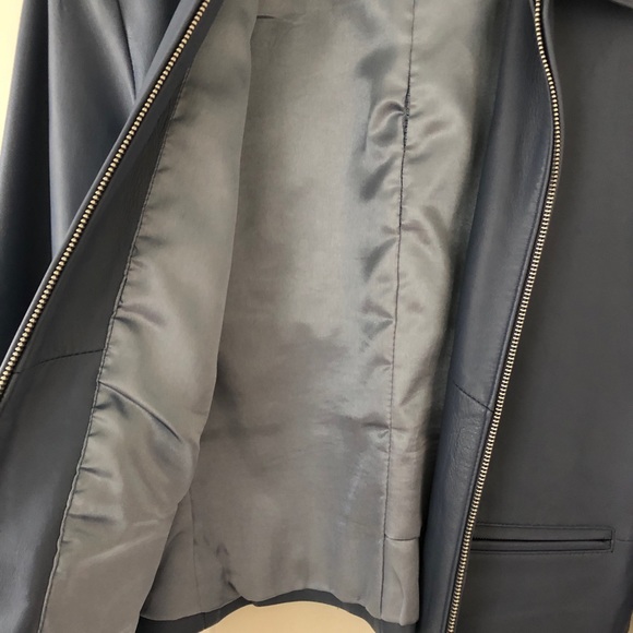 Saguaro Periwinkle Leather Jacket S - Picture 3 of 6